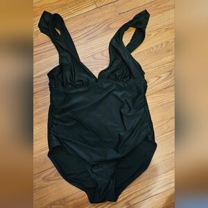 Kona Sol Black One-Piece Swimsuit